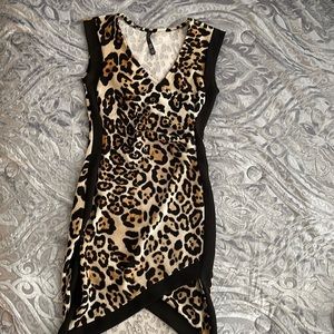 Dress size small leopard print